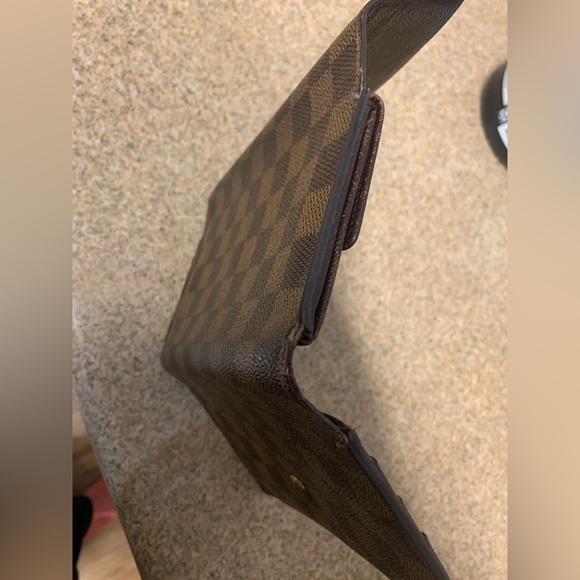 LOUIS VUITTON DAMIER EBENE SARAH WALLET - Picture 4 of 10